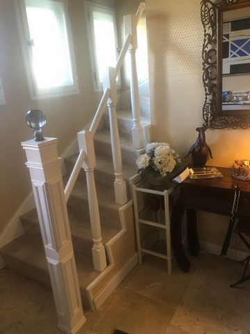 Escalier après