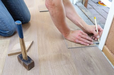 Pose de parquet